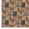 Natural Brown Novelty Tapestry Woven Pattern Upholstery Fabric by The Yard - SKU: Dorsan Honey